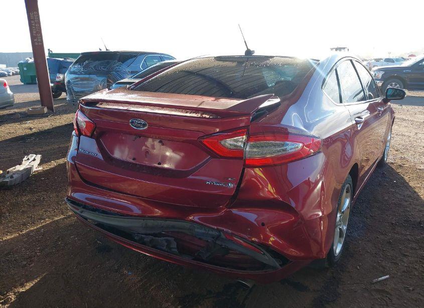 Photo 6 of 2013 Ford Fusion HYBRID SE (VIN 3FA6P0LUXDR362675)