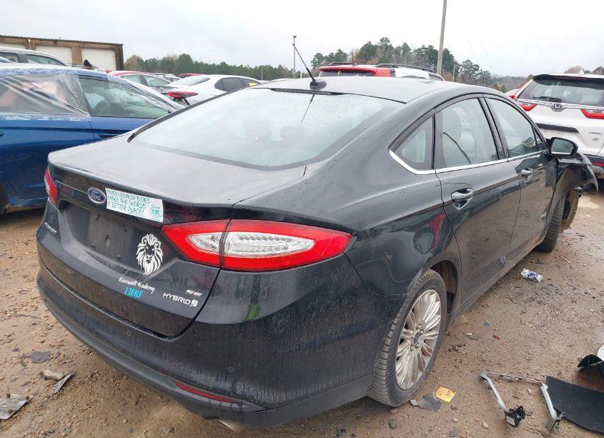 Photo 4 of 2016 Ford Fusion HYBRID SE (VIN 3FA6P0LUXGR398757)