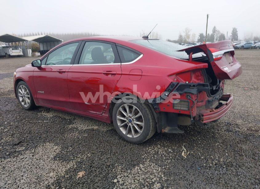 Photo 3 of 2017 Ford Fusion HYBRID SE (VIN 3FA6P0LUXHR378199)