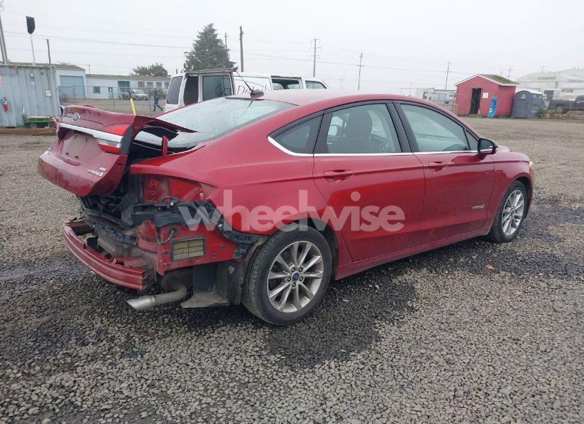 Photo 4 of 2017 Ford Fusion HYBRID SE (VIN 3FA6P0LUXHR378199)