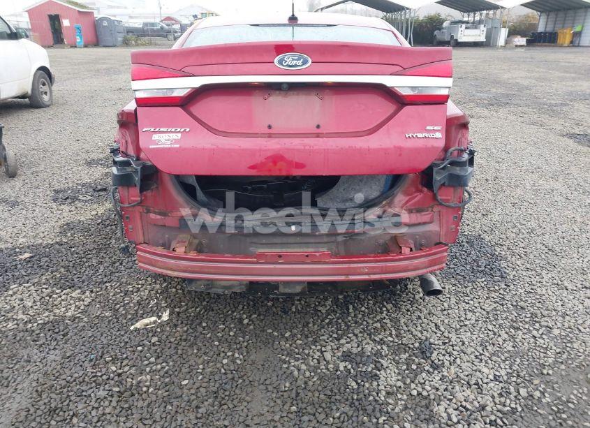 Photo 6 of 2017 Ford Fusion HYBRID SE (VIN 3FA6P0LUXHR378199)