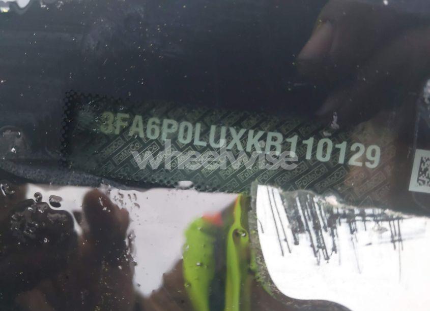 Photo 17 of 2019 Ford Fusion HYBRID SE (VIN 3FA6P0LUXKR110129)