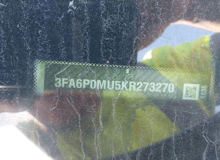 Photo 9 of 2019 Ford Fusion HYBRID SEL (VIN 3FA6P0MU5KR273270)