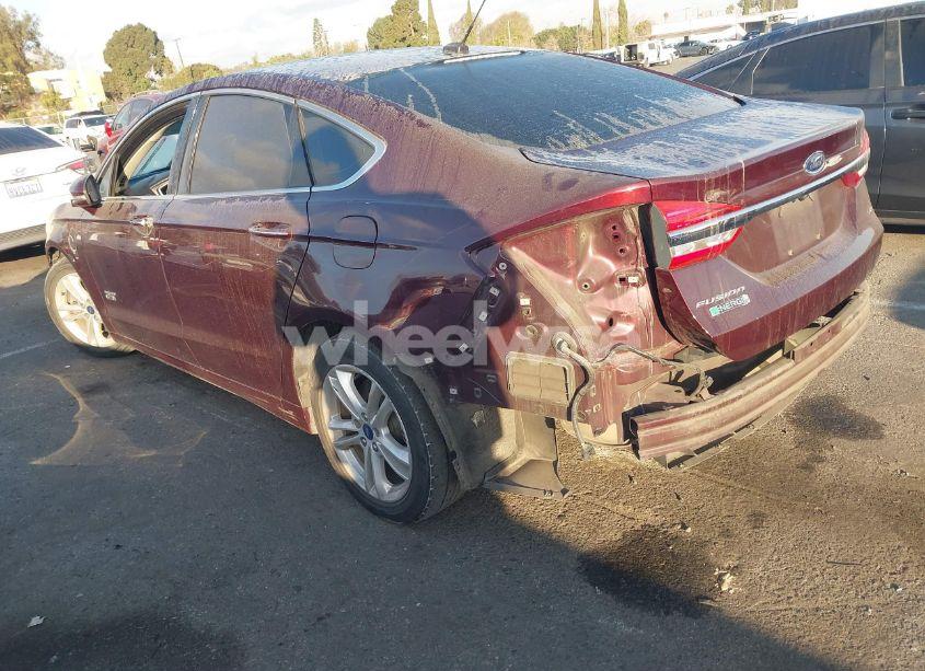 Photo 3 of 2018 Ford Fusion ENERGI SE LUXURY (VIN 3FA6P0PU0JR154407)