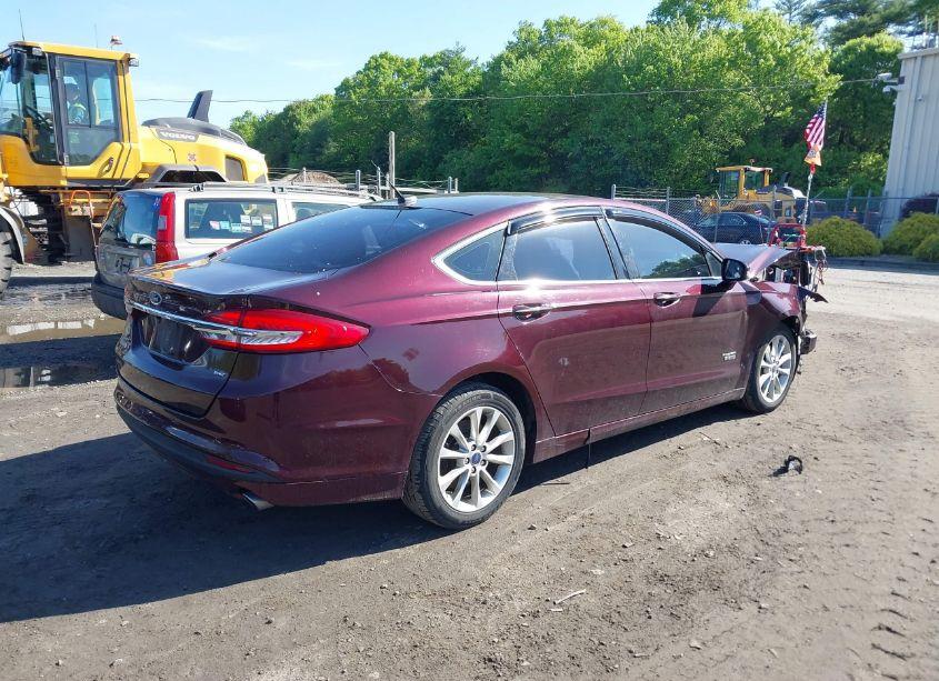 Photo 4 of 2017 Ford Fusion ENERGI SE LUXURY (VIN 3FA6P0PU1HR106635)
