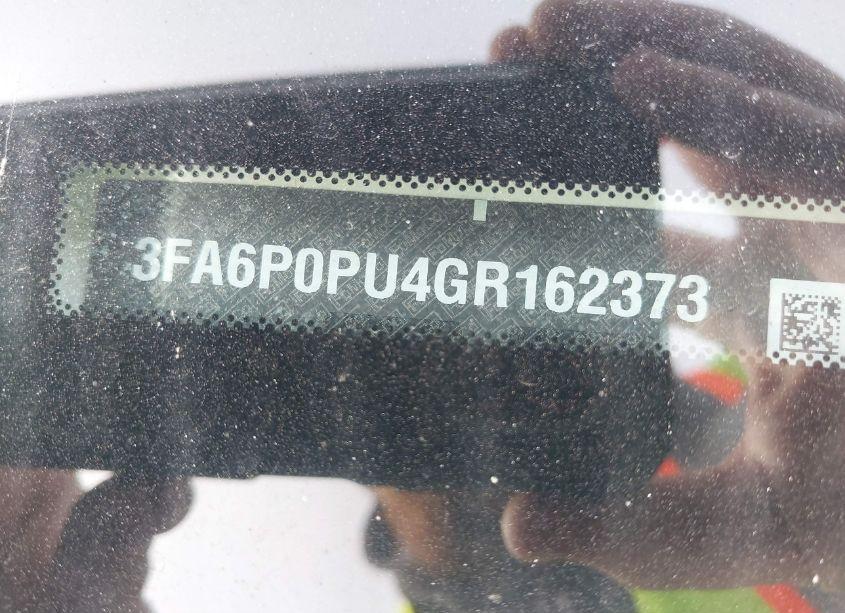 Photo 9 of 2016 Ford Fusion ENERGI SE LUXURY (VIN 3FA6P0PU4GR162373)