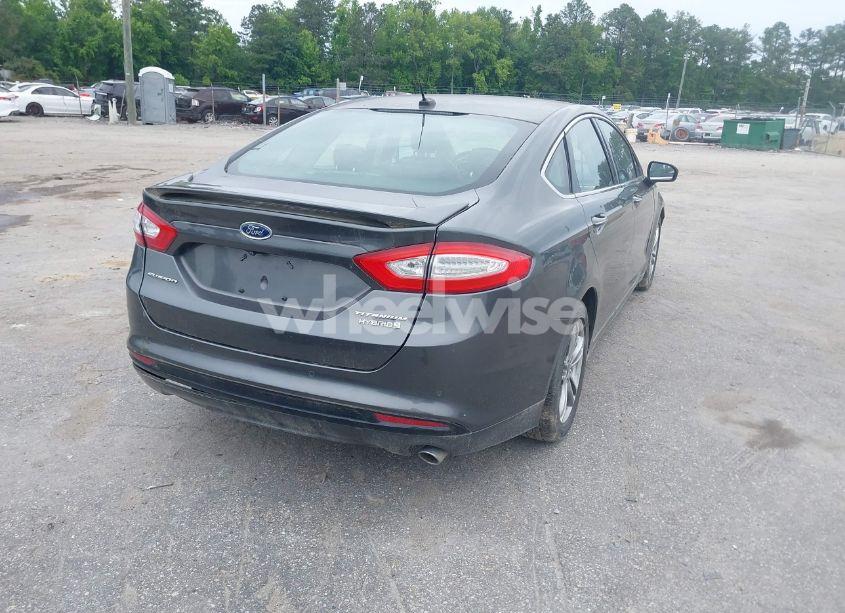 Photo 4 of 2015 Ford Fusion HYBRID TITANIUM (VIN 3FA6P0RU0FR117779)