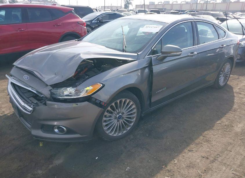 Photo 2 of 2014 Ford Fusion HYBRID TITANIUM (VIN 3FA6P0RU1ER220028)