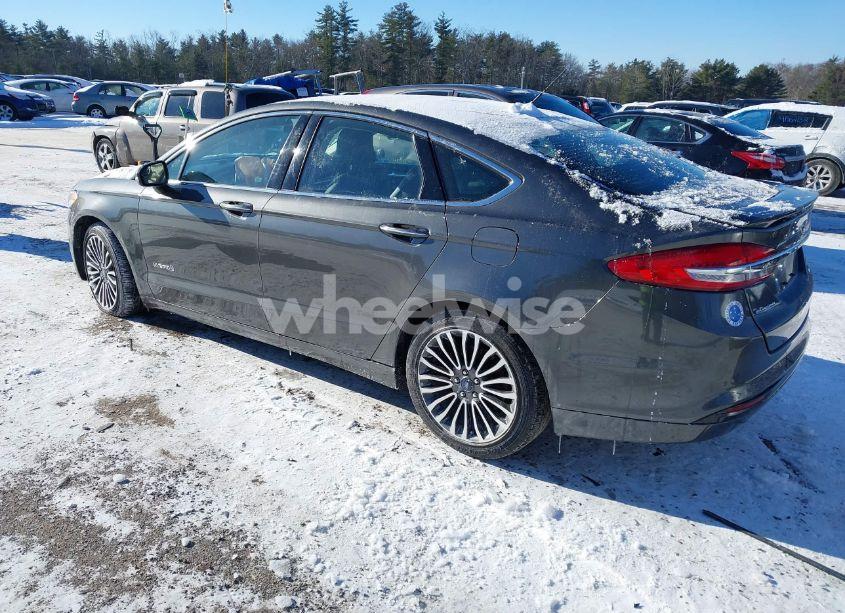 Photo 3 of 2018 Ford Fusion HYBRID TITANIUM (VIN 3FA6P0RU1JR101826)