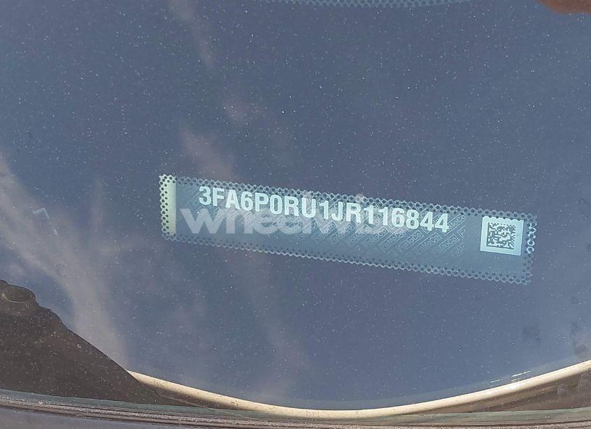 Photo 9 of 2018 Ford Fusion HYBRID TITANIUM (VIN 3FA6P0RU1JR116844)