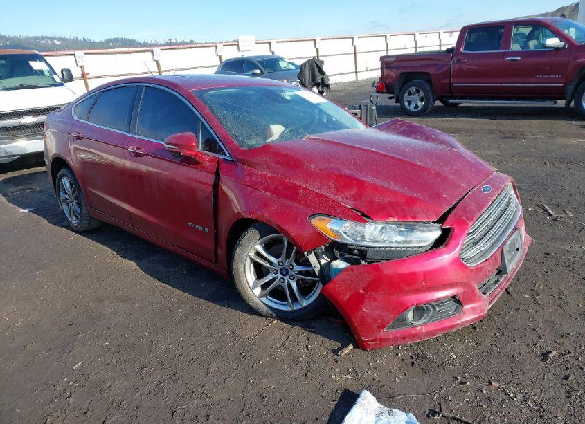 2015 Ford Fusion HYBRID TITANIUM (VIN 3FA6P0RU2FR199207) main photo