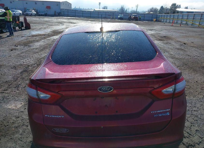 Photo 16 of 2015 Ford Fusion HYBRID TITANIUM (VIN 3FA6P0RU2FR199207)