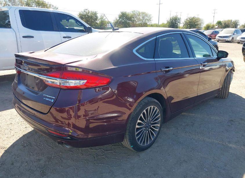 Photo 4 of 2017 Ford Fusion HYBRID TITANIUM (VIN 3FA6P0RU2HR359766)