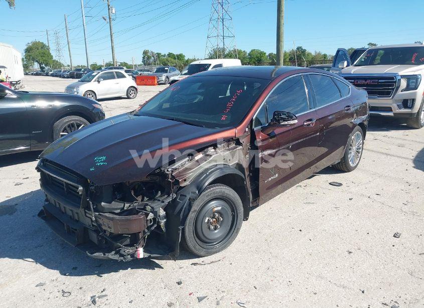Photo 2 of 2019 Ford Fusion HYBRID TITANIUM (VIN 3FA6P0RU2KR123786)