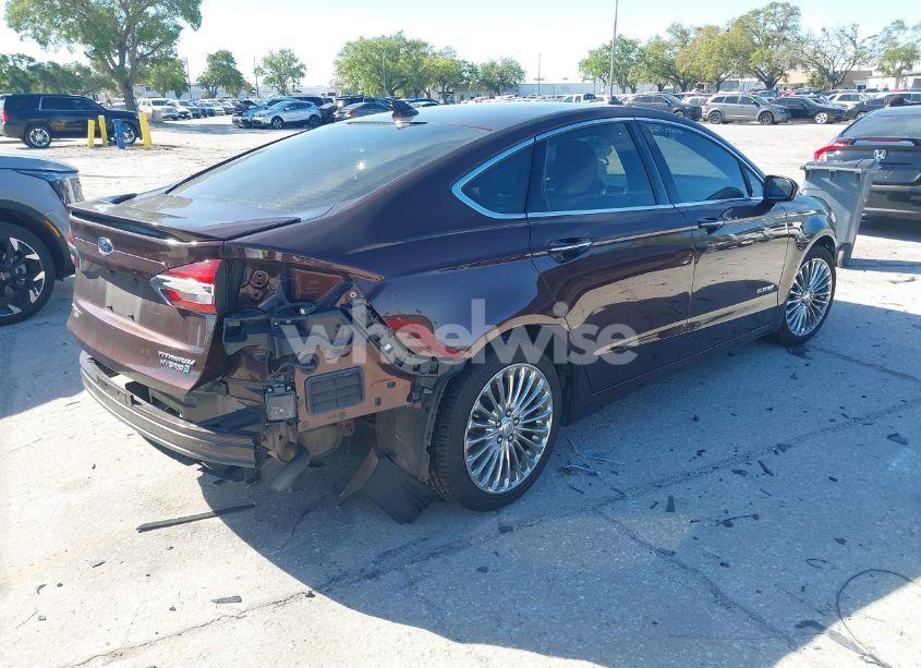 Photo 4 of 2019 Ford Fusion HYBRID TITANIUM (VIN 3FA6P0RU2KR123786)