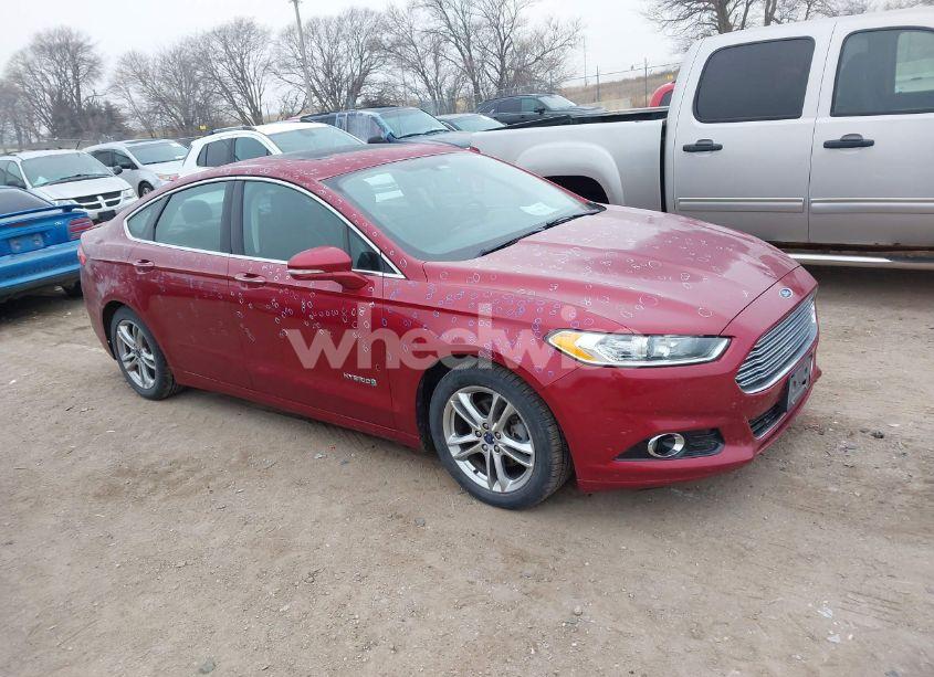 2016 Ford Fusion HYBRID TITANIUM (VIN 3FA6P0RU3GR355398) main photo