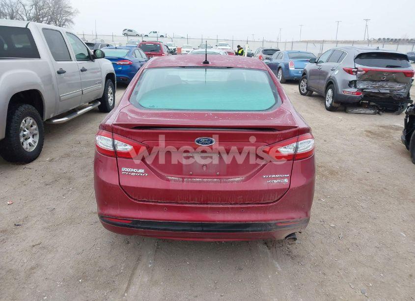 Photo 16 of 2016 Ford Fusion HYBRID TITANIUM (VIN 3FA6P0RU3GR355398)