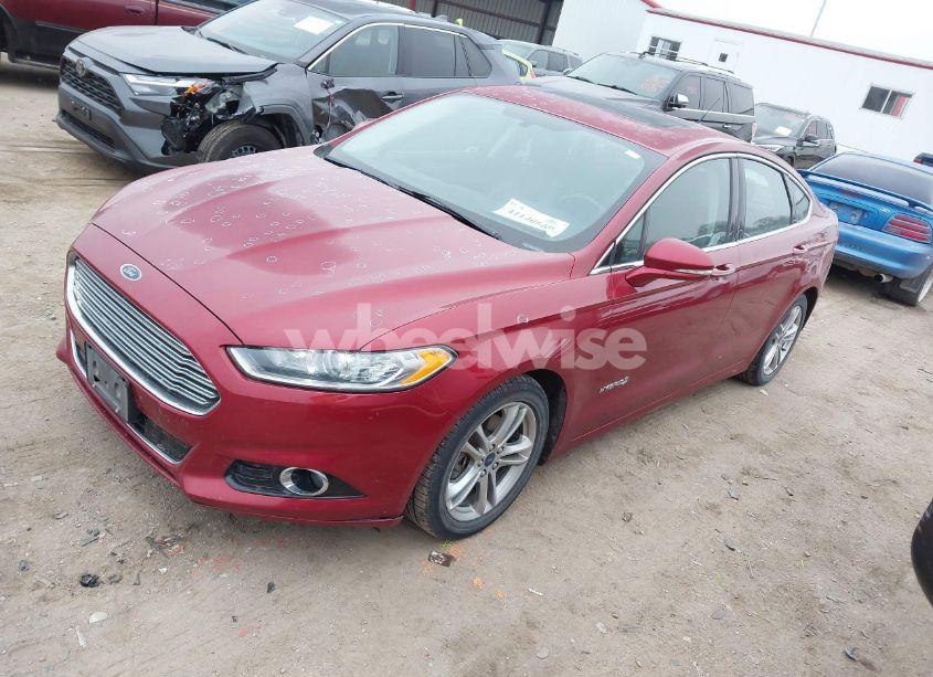 Photo 2 of 2016 Ford Fusion HYBRID TITANIUM (VIN 3FA6P0RU3GR355398)