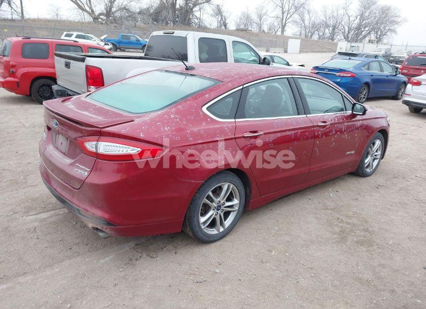 Photo 4 of 2016 Ford Fusion HYBRID TITANIUM (VIN 3FA6P0RU3GR355398)