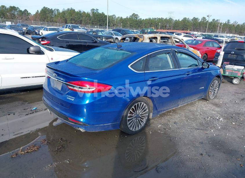 Photo 4 of 2017 Ford Fusion HYBRID TITANIUM (VIN 3FA6P0RU3HR182063)