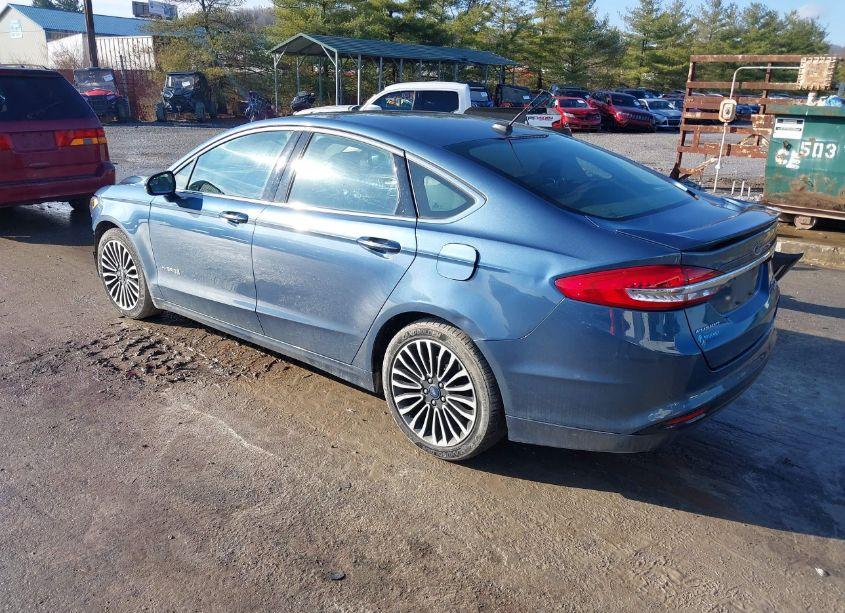 Photo 3 of 2018 Ford Fusion HYBRID TITANIUM (VIN 3FA6P0RU3JR241828)
