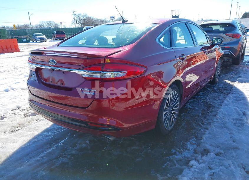 Photo 4 of 2018 Ford Fusion HYBRID TITANIUM (VIN 3FA6P0RU3JR250514)