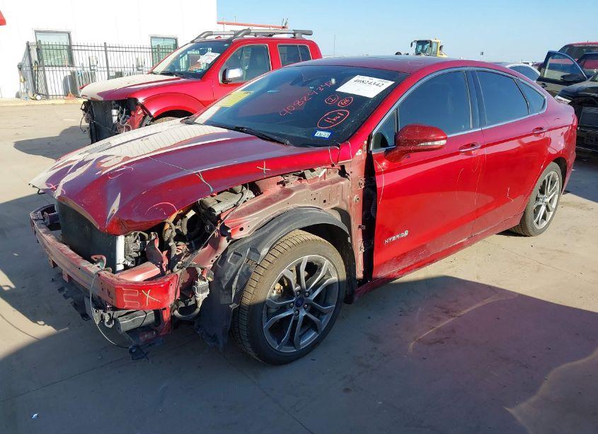 Photo 2 of 2019 Ford Fusion HYBRID TITANIUM (VIN 3FA6P0RU3KR235562)