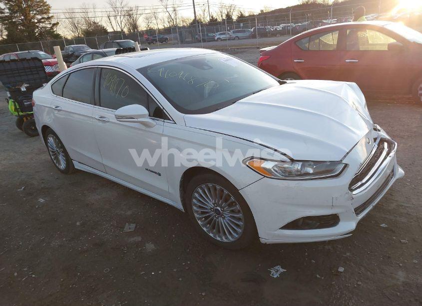 2014 Ford Fusion HYBRID TITANIUM (VIN 3FA6P0RU4ER350871) main photo