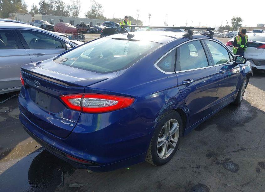 Photo 4 of 2015 Ford Fusion HYBRID TITANIUM (VIN 3FA6P0RU4FR245202)