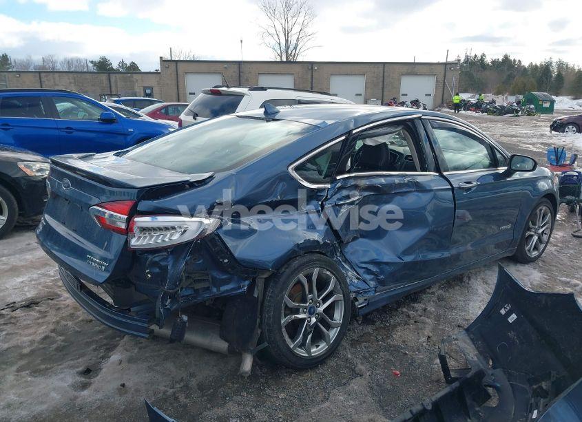 Photo 4 of 2019 Ford Fusion HYBRID TITANIUM (VIN 3FA6P0RU4KR111168)