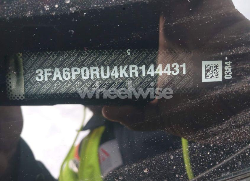 Photo 9 of 2019 Ford Fusion HYBRID TITANIUM (VIN 3FA6P0RU4KR144431)