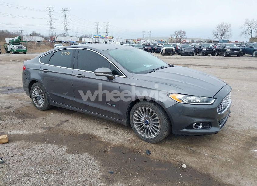 2013 Ford Fusion HYBRID TITANIUM (VIN 3FA6P0RU5DR289612) main photo