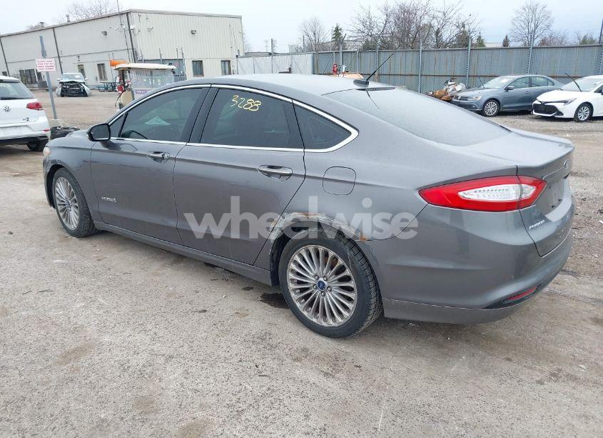 Photo 3 of 2013 Ford Fusion HYBRID TITANIUM (VIN 3FA6P0RU5DR289612)