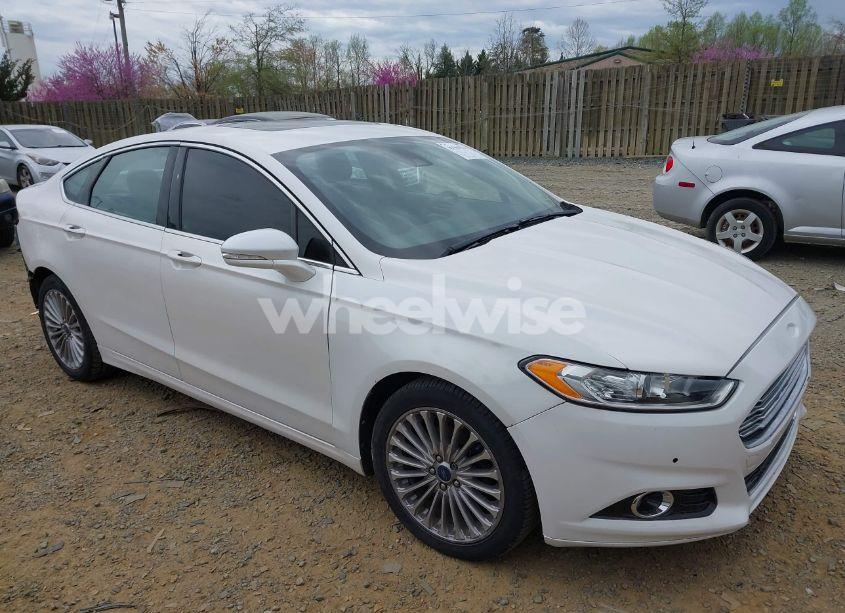 2013 Ford Fusion HYBRID TITANIUM (VIN 3FA6P0RU5DR357469) main photo
