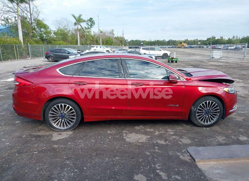 Photo 13 of 2018 Ford Fusion HYBRID TITANIUM (VIN 3FA6P0RU5JR120119)
