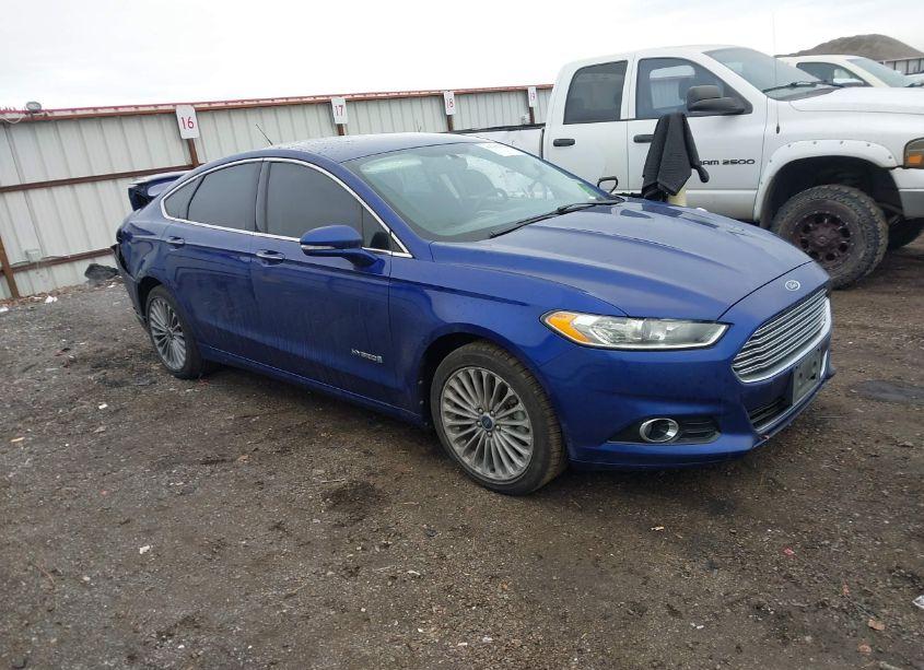 2013 Ford Fusion HYBRID TITANIUM (VIN 3FA6P0RU6DR304117) main photo
