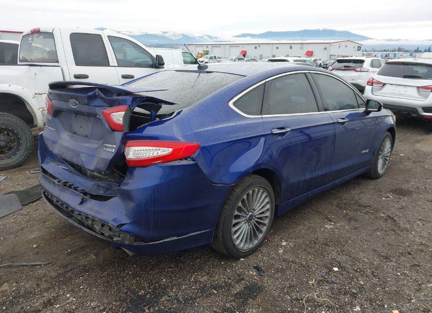 Photo 4 of 2013 Ford Fusion HYBRID TITANIUM (VIN 3FA6P0RU6DR304117)