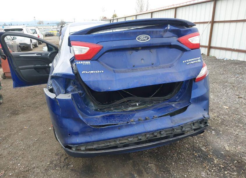 Photo 6 of 2013 Ford Fusion HYBRID TITANIUM (VIN 3FA6P0RU6DR304117)