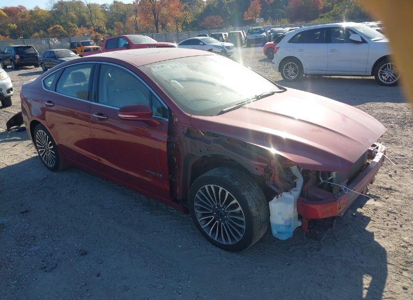2018 Ford Fusion HYBRID TITANIUM (VIN 3FA6P0RU6JR162878) main photo
