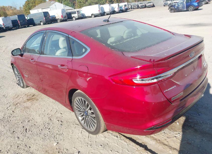 Photo 3 of 2018 Ford Fusion HYBRID TITANIUM (VIN 3FA6P0RU6JR162878)