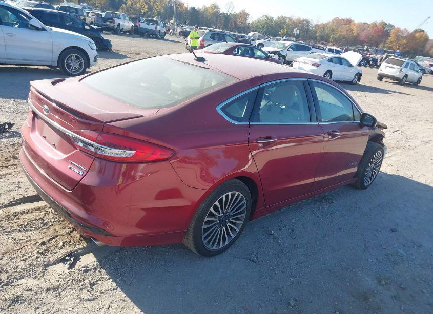 Photo 4 of 2018 Ford Fusion HYBRID TITANIUM (VIN 3FA6P0RU6JR162878)