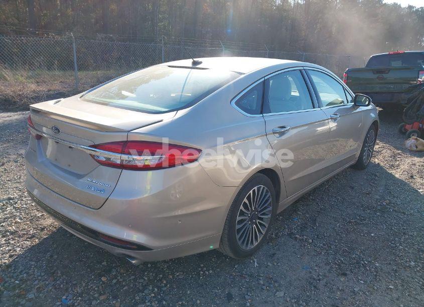 Photo 4 of 2018 Ford Fusion HYBRID PLATINUM (VIN 3FA6P0RU6JR183763)