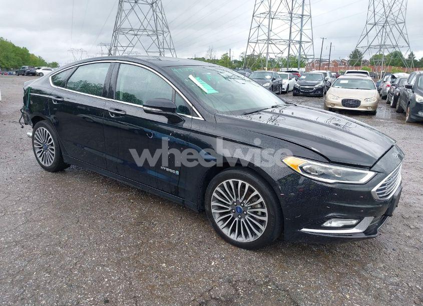 2018 Ford Fusion HYBRID TITANIUM (VIN 3FA6P0RU6JR205714) main photo