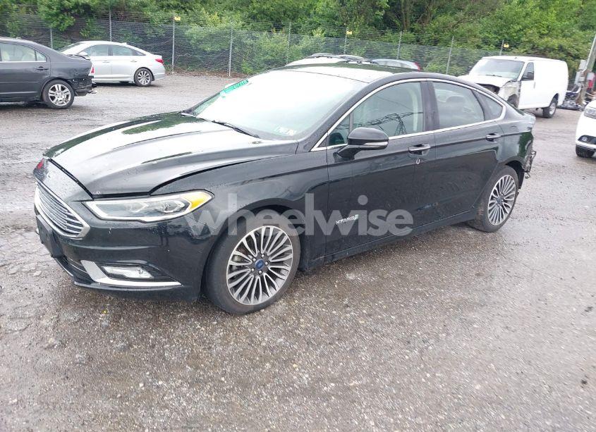 Photo 2 of 2018 Ford Fusion HYBRID TITANIUM (VIN 3FA6P0RU6JR205714)