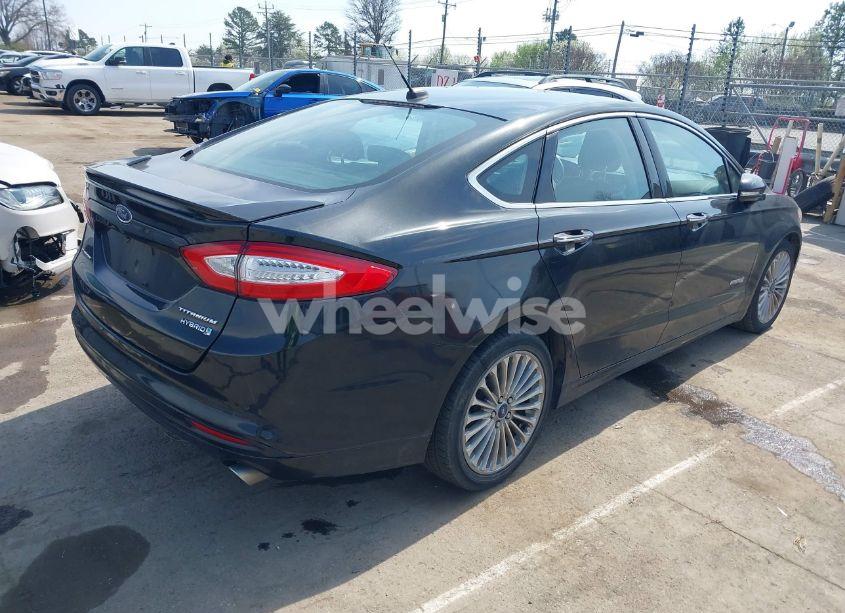 Photo 4 of 2013 Ford Fusion HYBRID TITANIUM (VIN 3FA6P0RU7DR355481)
