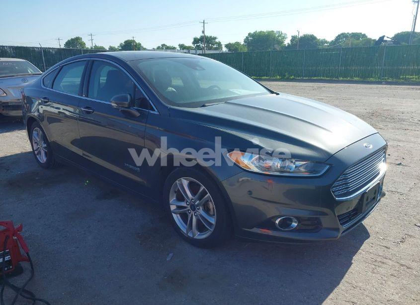 2015 Ford Fusion HYBRID TITANIUM (VIN 3FA6P0RU7FR278551) main photo