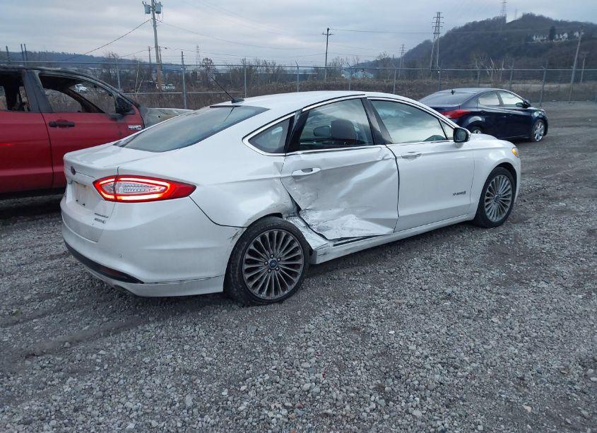 Photo 4 of 2014 Ford Fusion HYBRID TITANIUM (VIN 3FA6P0RU8ER127099)