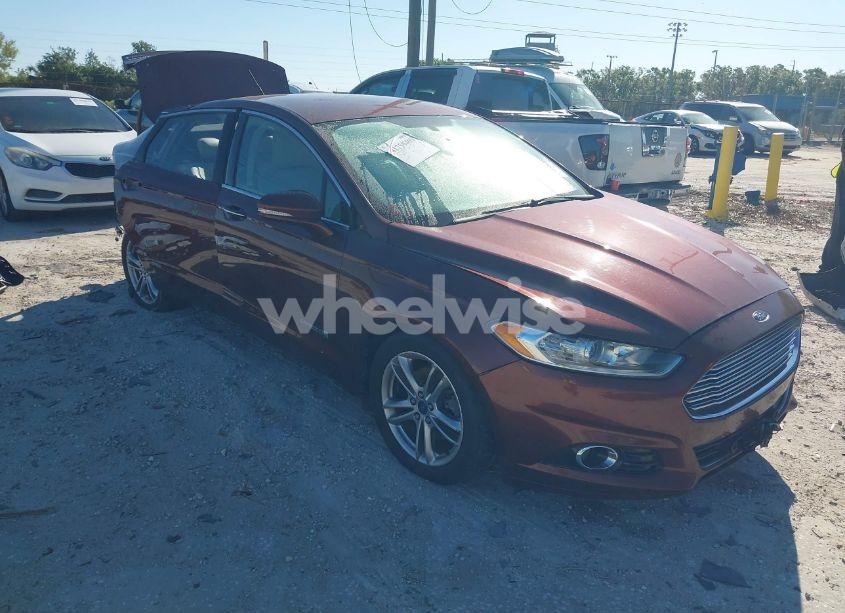 2016 Ford Fusion HYBRID TITANIUM (VIN 3FA6P0RU8GR127140) main photo