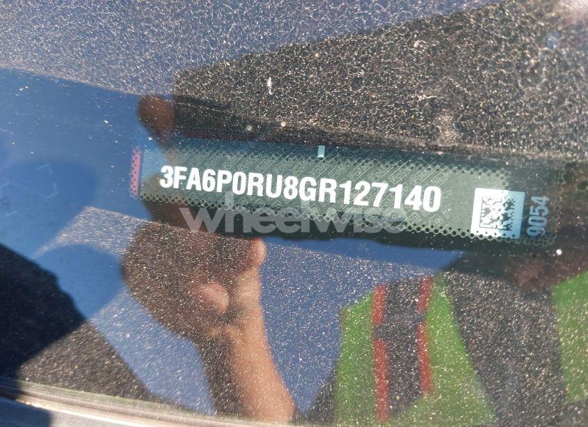 Photo 9 of 2016 Ford Fusion HYBRID TITANIUM (VIN 3FA6P0RU8GR127140)