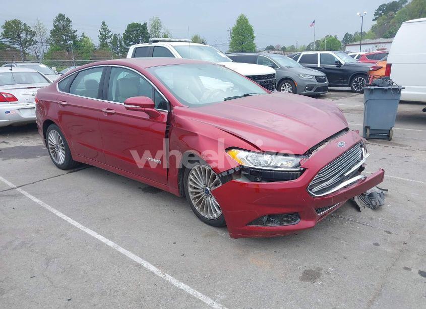 2014 Ford Fusion HYBRID TITANIUM (VIN 3FA6P0RU9ER349599) main photo